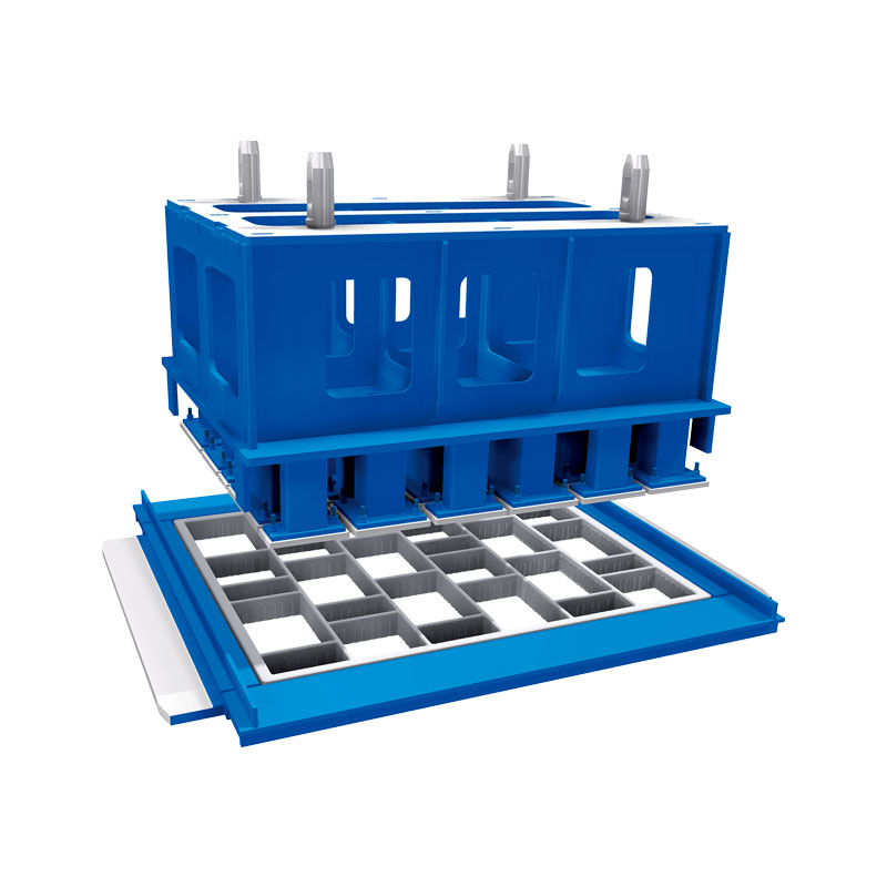 Moldes para blocos de concreto