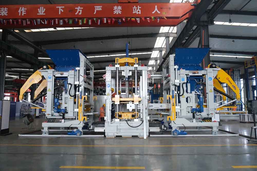 Atualização inteligente! O equipamento QGM Zn900CG ajuda o noroeste da China a construir uma base de materiais de construção de 